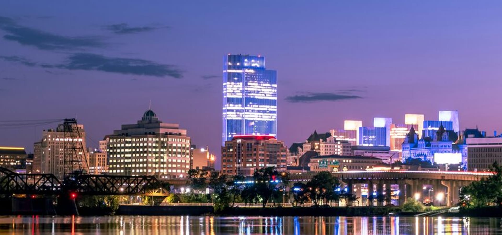 Albany and the Capital Region skyline.
